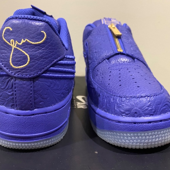 Nike Women's Air Force 1 Low LXX Zip Serena Williams Lapis DR9842-400 Size 9 - Picture 2 of 7